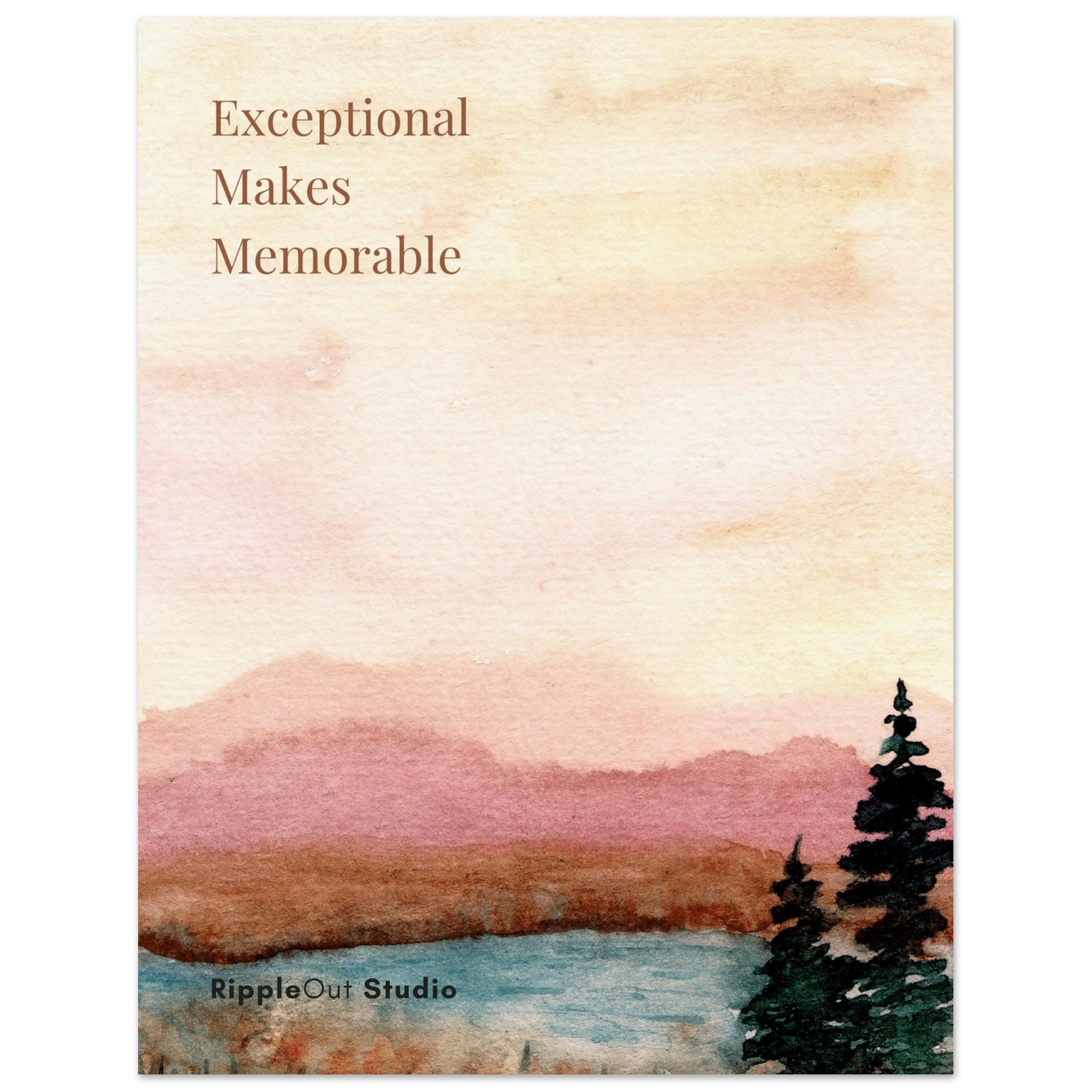 “Exceptional” Museum - Quality Poster - RippleOut Studio