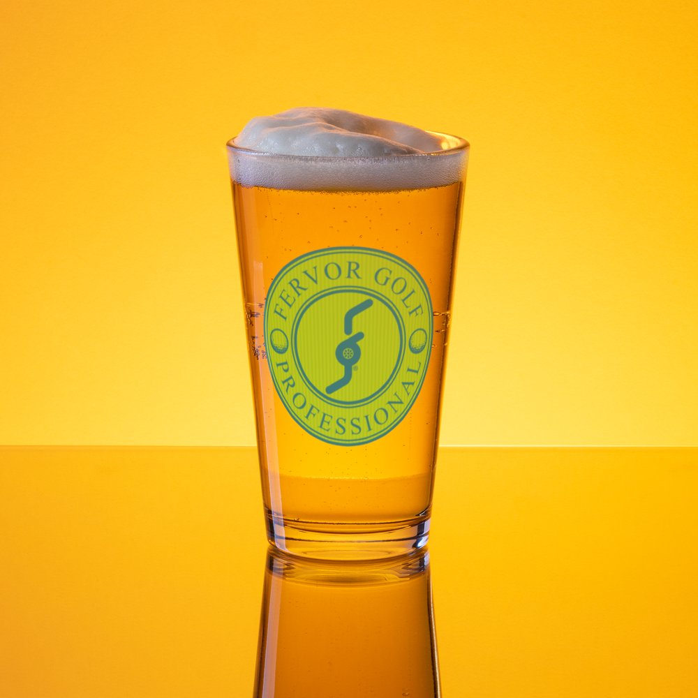 Fervor Golf Pint Glass - RippleOut Studio