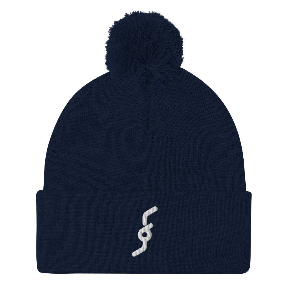 FG Varsity PomPom Beanie - RippleOut Studio