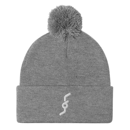 FG Varsity PomPom Beanie - RippleOut Studio