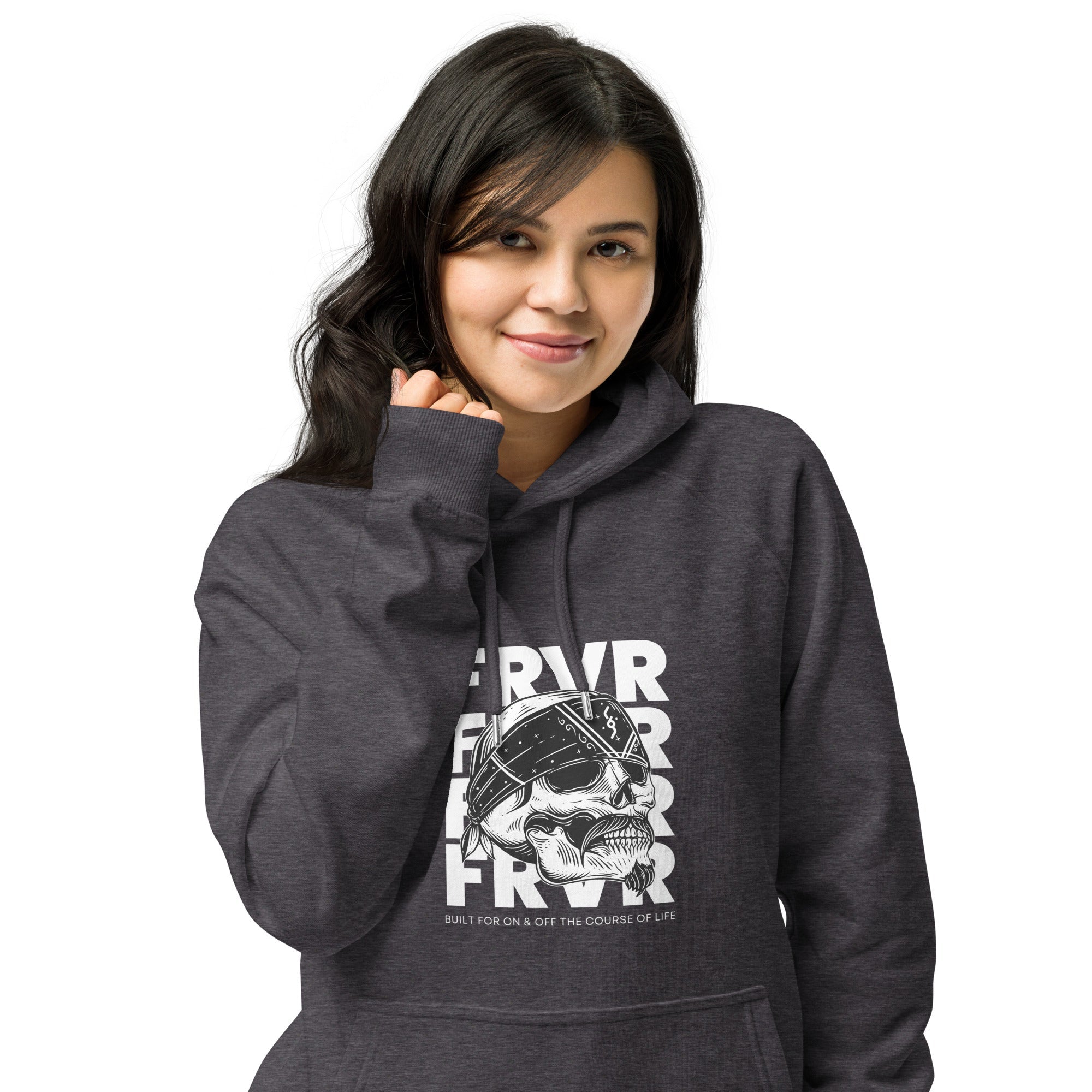 FRVR Unisex Eco Raglan Hoodie - RippleOut Studio