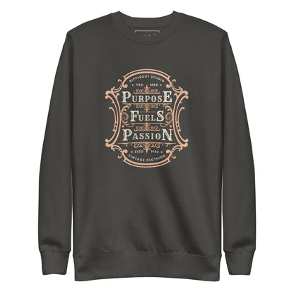 Purpose Fuels Passion Gray Sweatshirt