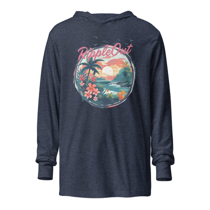 RippleOut Hooded Long-sleeve Tee