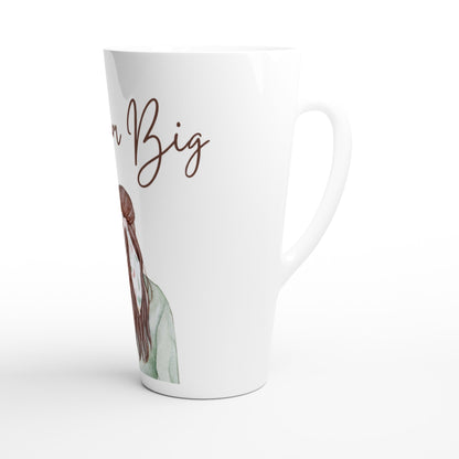 White Latte 17oz Ceramic Mug - RippleOut Studio