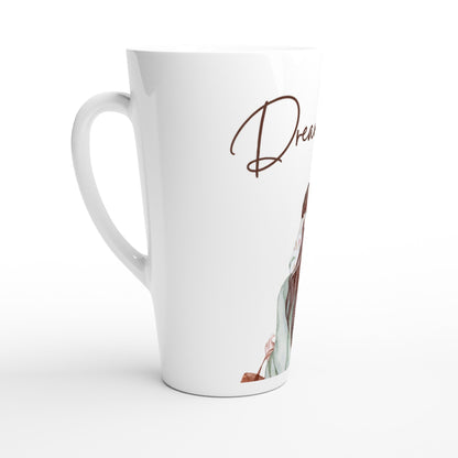 White Latte 17oz Ceramic Mug - RippleOut Studio