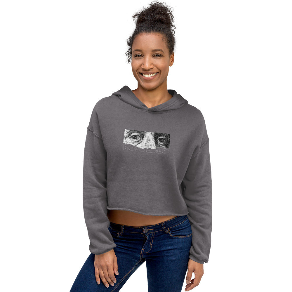 Boss Lady Crop Hoodie